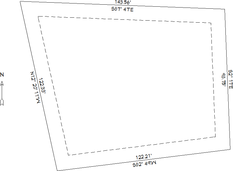 Plot plan created in Home Designer.