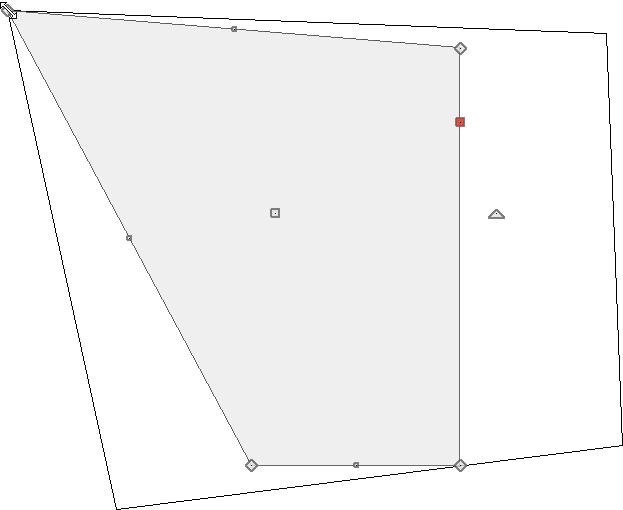 Drag the corners of your Terrain Perimeter to match your polyline.