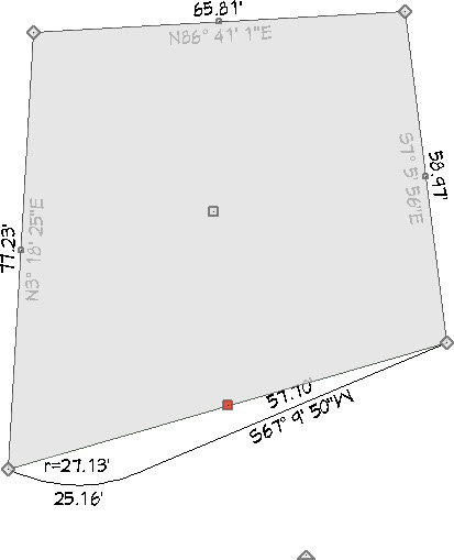 Adusting the Terrain Perimeter to match the shape of the plot plan polyline