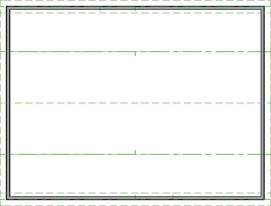 Floor plan displaying roof planes with curved eaves