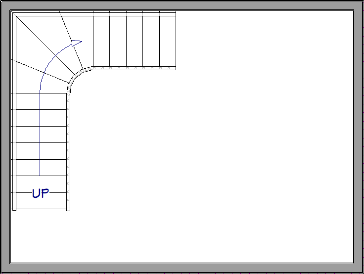 Winders created for an L-shaped stiarway