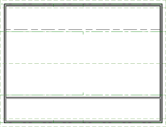 Knee wall drawn in.