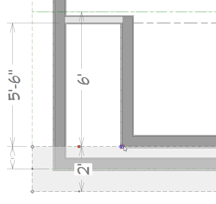 Add breaks to the lower left roof plane.