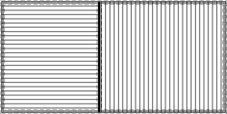 After building your floor framing you should see it seperated where the double wall resides on the floor above.