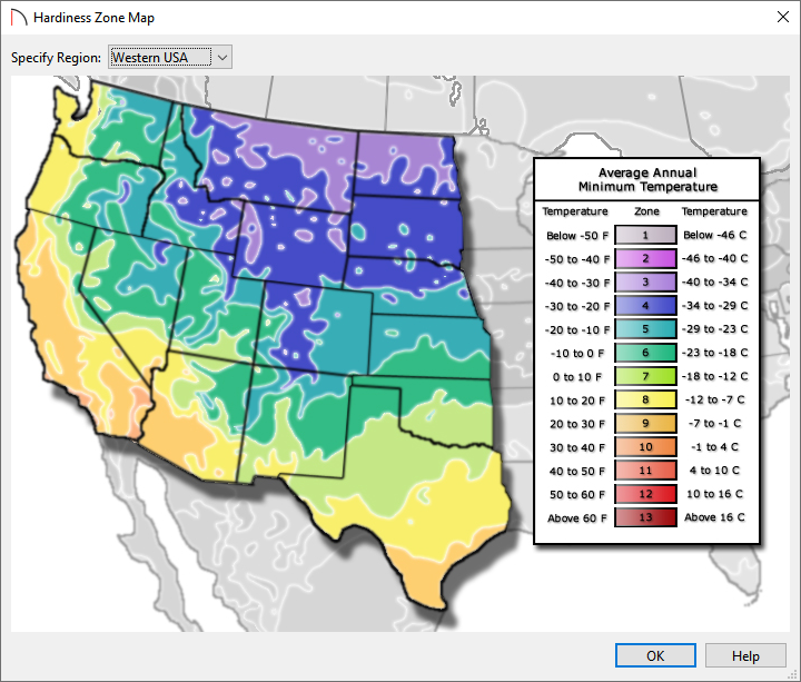 Hardiness Zone Map