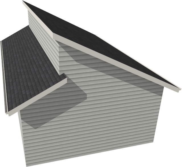 Perspective Full Camera view of a Clerestory roof