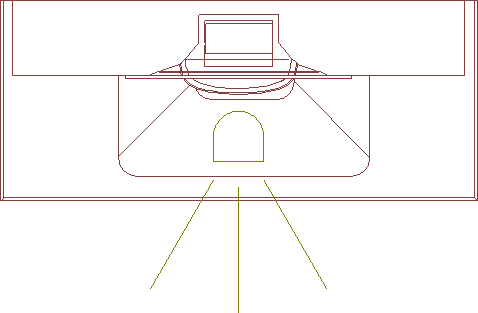 Additional light source added to the front of the fireplace