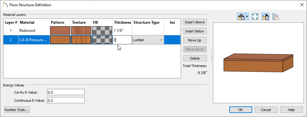 floor structure deck materials definition