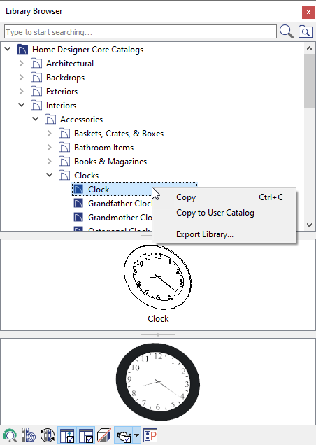 Choosing to create a new Folder after right clicking on the User Catalog