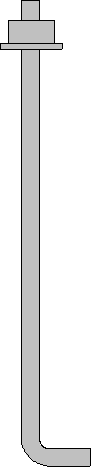 J bolt CAD block