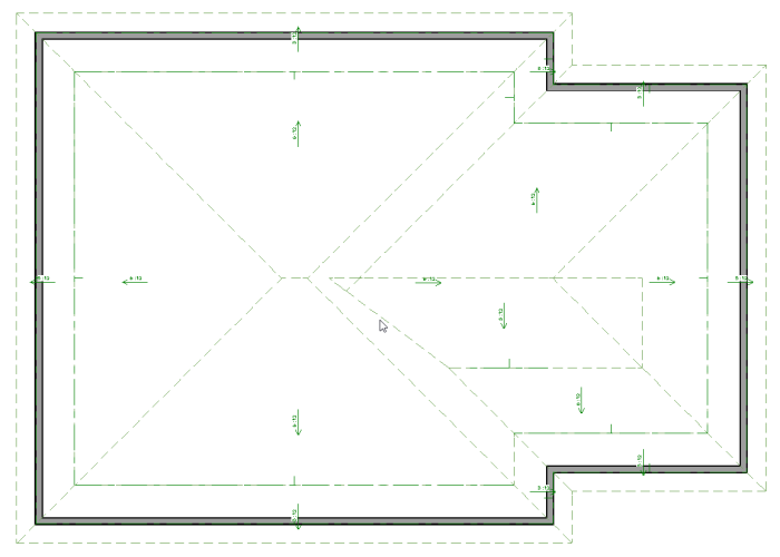 joining the roof planes together with the join roof plane tool