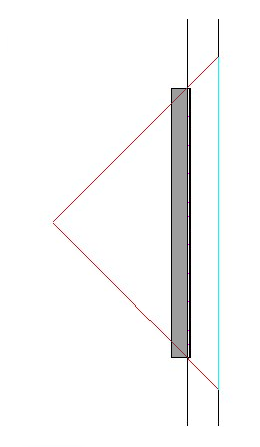 Building a straight exterior wall that snaps to second cad line