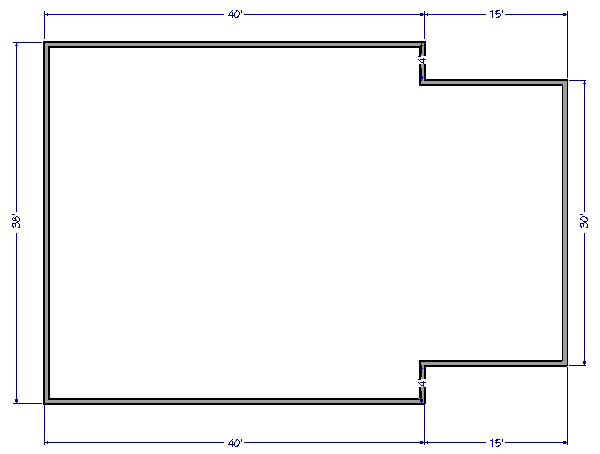 floor plan for dickey roof house