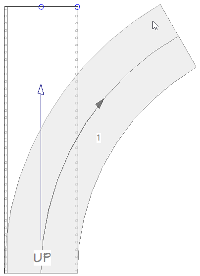 Adjusting a ramp to be curved