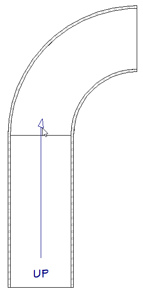 Two ramp segments, with one curved