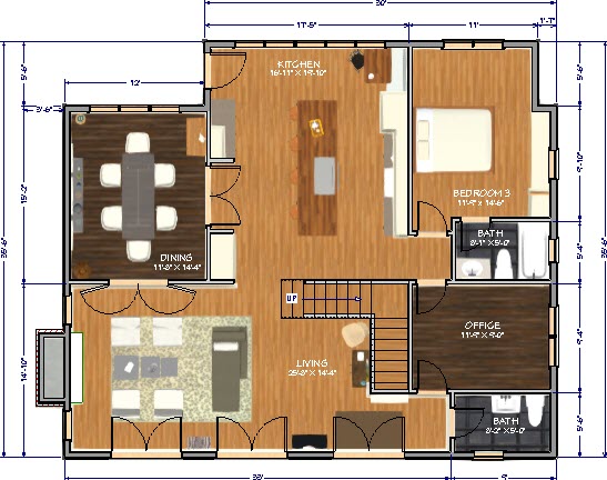 Floor plan that is overlayed on top of a camera view