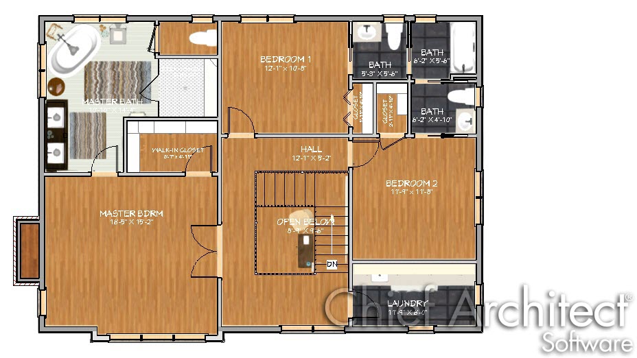 Furniture and other objects are placed into a floor plan for visual purposes Floor plan image with textures displayed