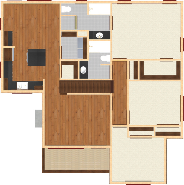 In your Doll House Overview change your rendering technique to Standard.