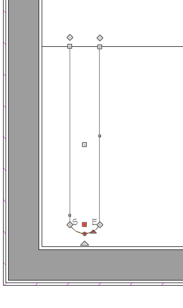 Use the molding line tool to draw the shape of your tubing.