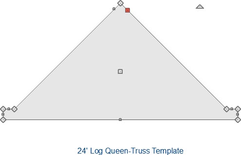 Reconnect the CAD lines to form the smaller truss