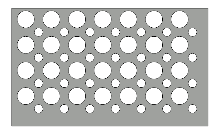 Holes in a 3D Solid railing panel