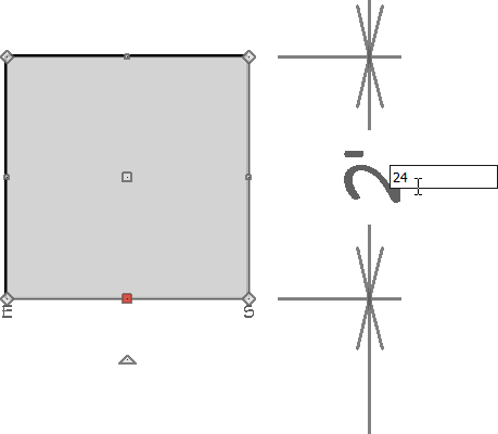 Resizing using the temporary dimensions.