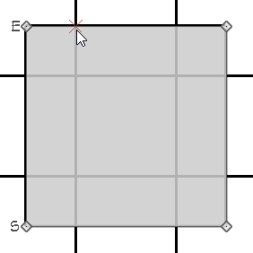 Placing a line break.