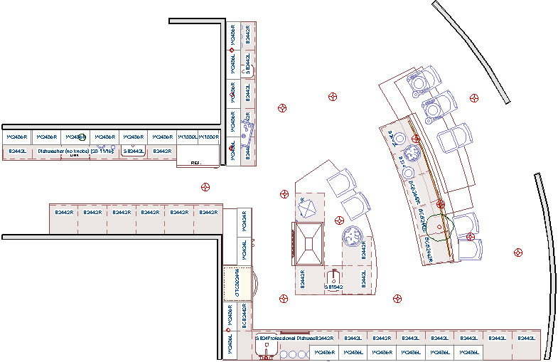 Floor plan with no room definition