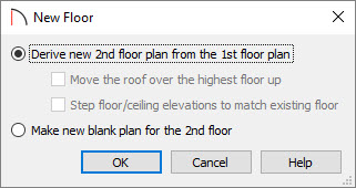 Build New Floor Dialog