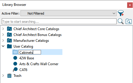 Give your newly created folder a descriptive name