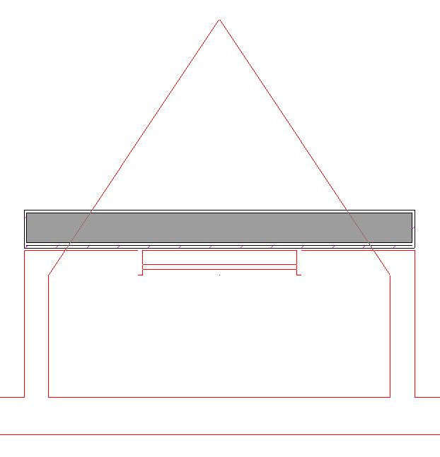 External Wall drawin over roof planes showing from Reference Floor Display