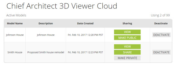 Chief Architect 3D Viewer Cloud