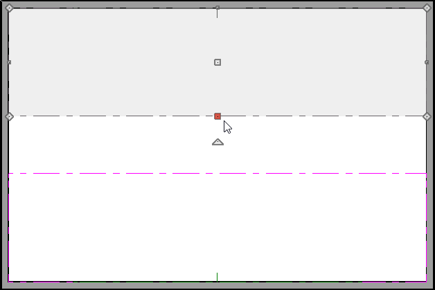 Selecting the connecting edge of the second ceiling plane