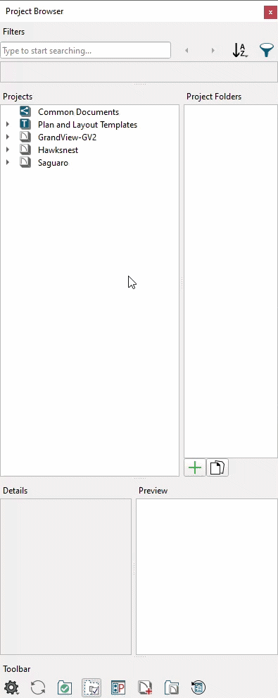 Adjusting the width and height of sections