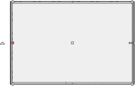 Adjust your ceiling plane to cover the entire room.