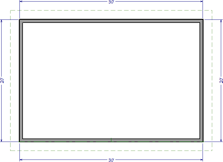 Automatic shed roof generated.
