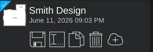 Tap the model to get a list of options, then tap Add to Cloud