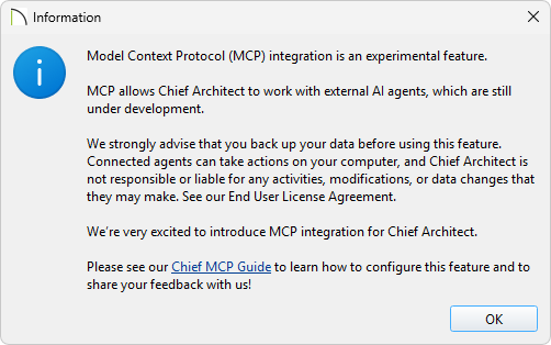 Additional information about the MCP implementation