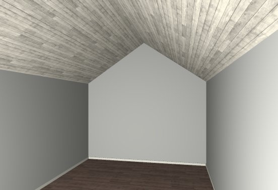 Camera View of room with flat ceiling removed showing vaulted ceiling